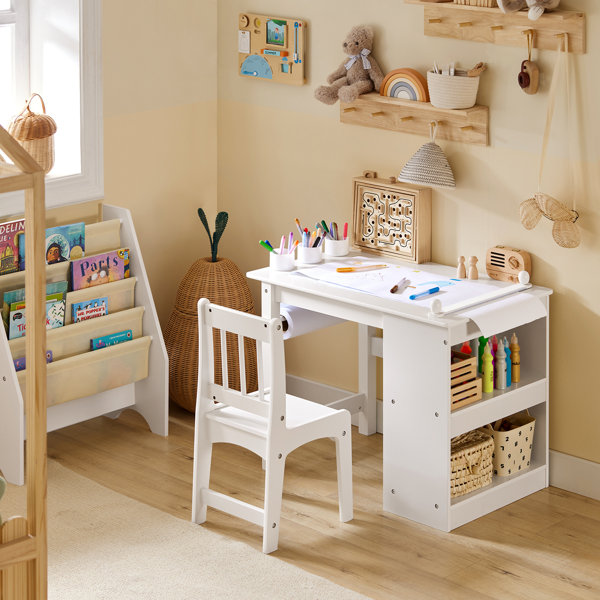 Childrens desk and best sale chair set near me